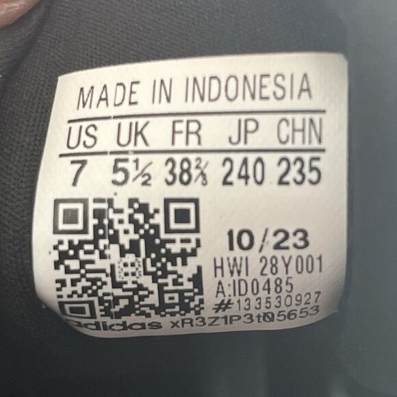 Adidas Cloudfoam Running Shoes Black Pink Stripes Size 7 - Picture 2 of 9